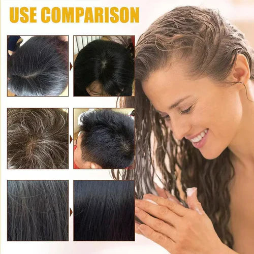 Japanese Hair Dye Shampoo – Natural Black Hair Color