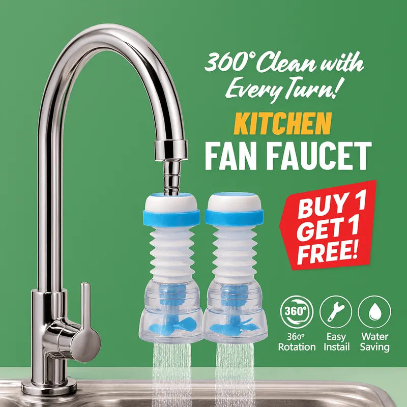360 Adjustable Fan Faucet
