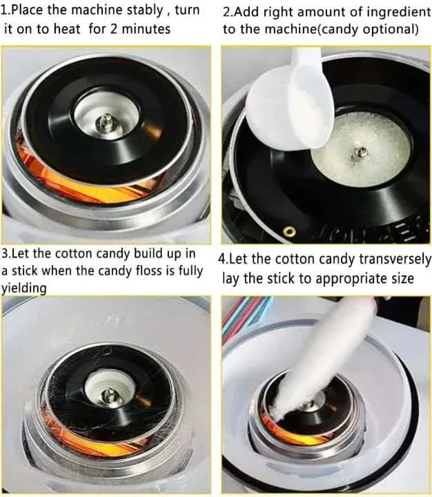 Mini Cotton Candy Maker Machine With Free Watch