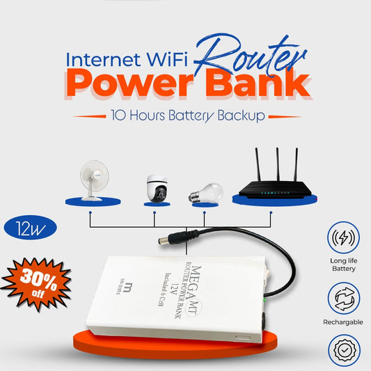 WiFi Router UPS Power Bank 12 Volts