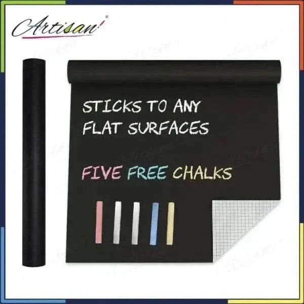 Whiteboard/Chalkboard Sticker Roll +1 Free Marker/5 Chalks - Raffa Store