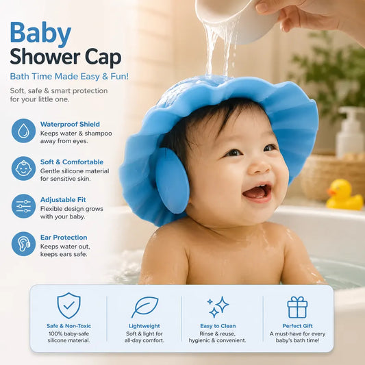 Baby Bath Shield Tear-Free Shampoo Cap
